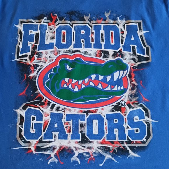 T Shirt University of Florida Athletics Alligator Mascot Gators Size L Large - Picture 1 of 3